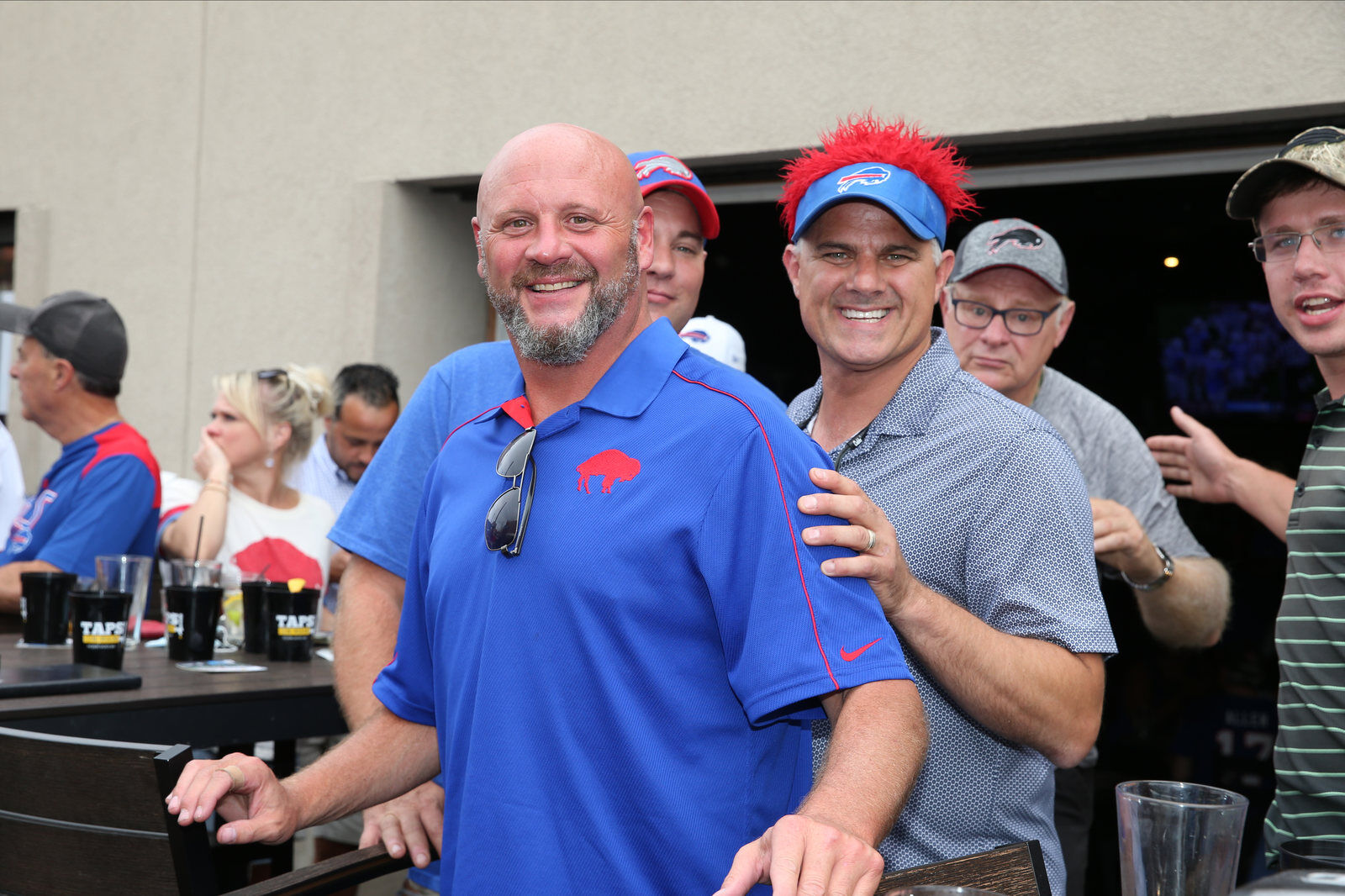 Buffalo Bills backers took over the the Taps on Main Bar
